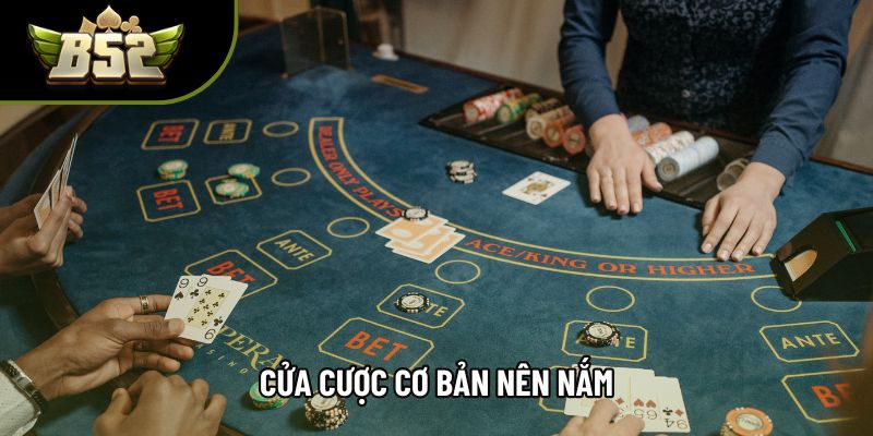 Cửa cược cơ bản nên nắm