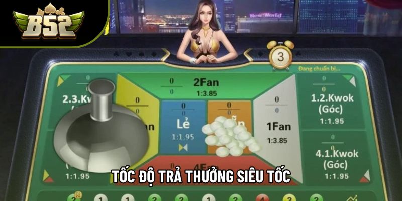 Tốc độ trả thưởng siêu tốc Tốc độ trả thưởng siêu tốc