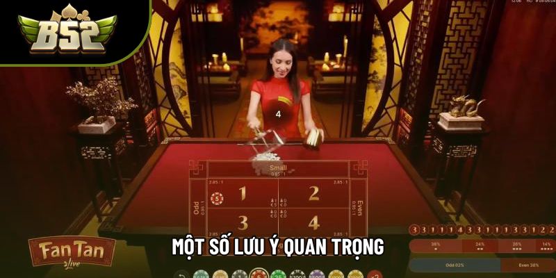 Một số lưu ý quan trọng Một số lưu ý quan trọng