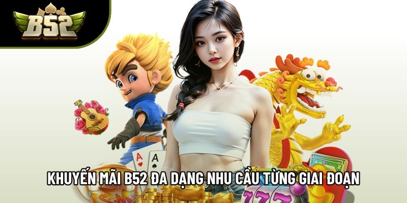 Khuyến mãi B52 đa dạng, phù hợp nhu cầu từng giai đoạn Khuyến mãi B52 đa dạng, phù hợp nhu cầu từng giai đoạn